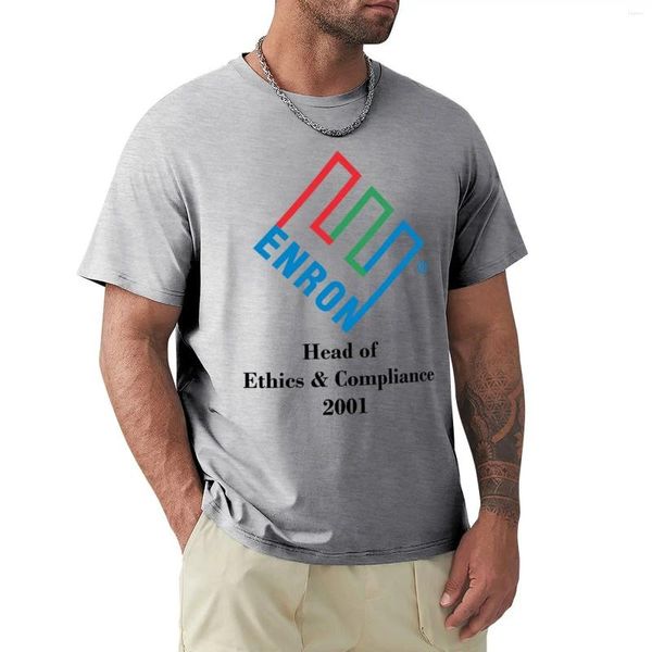 Herren-Polohemden ENRON – Head Of Ethics And Compliance T-Shirt T-Shirt Ästhetische Herrenbekleidung Herren-Grafik-T-Shirts Hip Hop