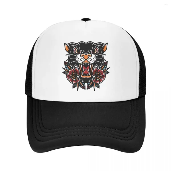 Ball Caps Dövme tarzı kamyoncu şapkaları vahşi ve ücretsiz örgü net beyzbol şapkası Snapback açık kpop erkekler için ayarlanabilir zirve şapka