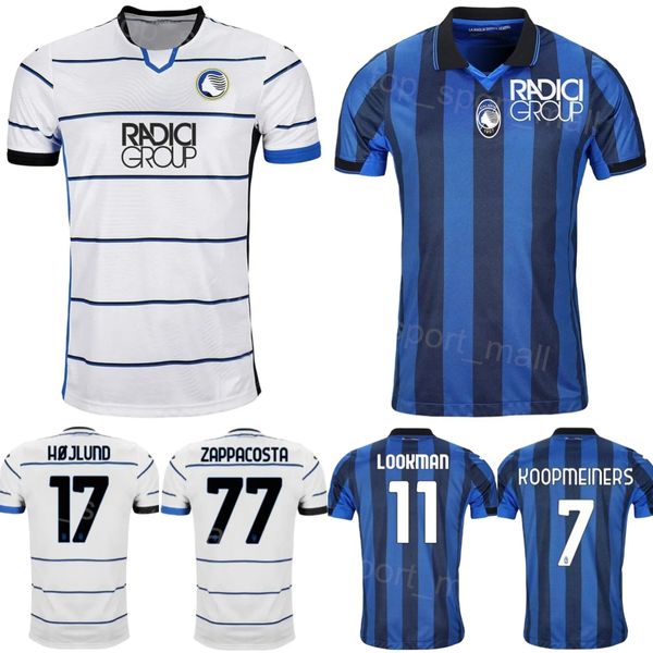 Atalanta Soccer Jersey 23 24 Club Team 7 KOOPMEINERS 13 EDERSON 11 LOOKMAN 90 SCAMACCA 17 DE KETELAERE 8 PASALIC 15 DE ROON 22 RUGGERI 42 SCALVINI Kits de camisa de futebol