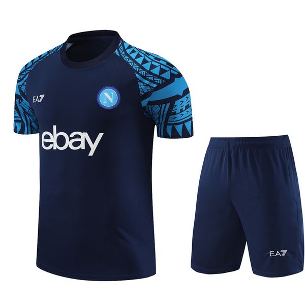 23 24 Napoli uomo e bambino maniche corte Maglia da calcio Tuta Zielinski 2023 2024 Ae7 D10s Ssc Napoli Tuta da allenamento Uniforme Felpa set