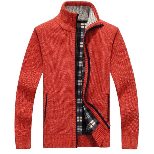 Gilet da uomo lavorato a maglia maglione da uomo cardigan cappotto casual pelliccia sintetica giacche di lana uomo lavoro a maglia taglie forti caldo 231020