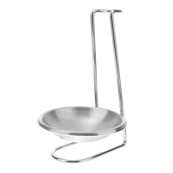 Set Di Stoviglie Porta Cucchiaio Mestoli In Acciaio Inossidabile Supporti Per Risparmio Zuppa Per Pentole Ristorante Buffet Casa E Bacchette