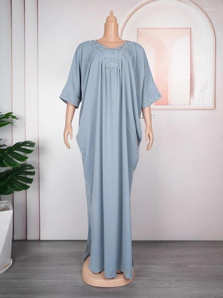 Ethnische Kleidung Boubou Brautkleider für Frauen Dubai African Kaftan Abayas Batwing Sleeve Lose Party Abend 2023 Herbst Lange Kleider