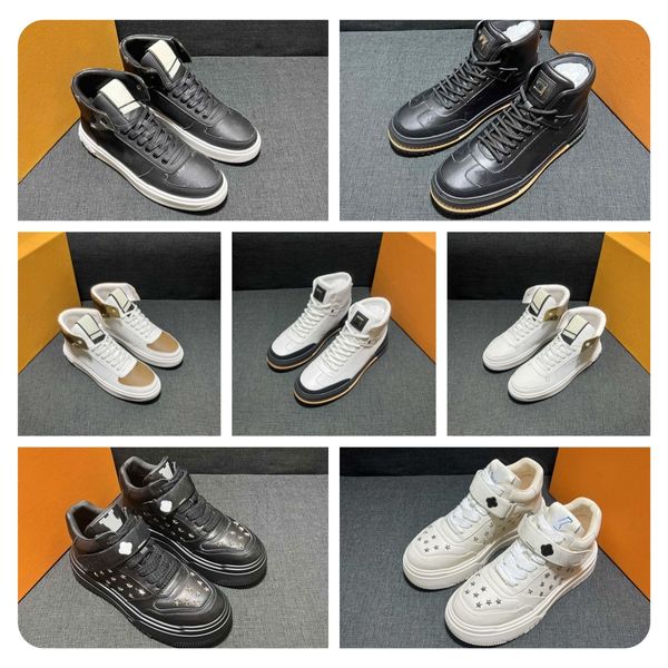 Designer Scarpe casual Uomo Bianco Nero Scarpe da ginnastica Scarpe eleganti alte Scarpe da ginnastica alla moda38-45