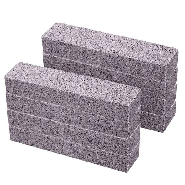 Spugne abrasive DSHA 8 pezzi pietra pomice per la pulizia, spugna abrasiva pomice, stick di pomice grigio, detergente per la rimozione dell'anello della tazza del WC, bagno, 231023