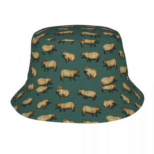 Berretti Simpatico modello Capibara Cappello a secchiello Accessori per cappelli da spiaggia estivi Roditori giganti Pesca per Bob teenager all'aperto