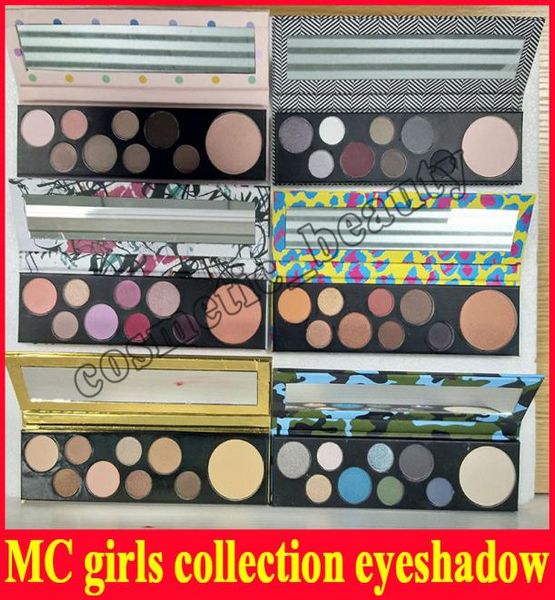 Makeup M Cosmetics Girls Collection palette di ombretti e evidenziatori Basic Bitch Power Hungry rockin 6 stili ombretto 9 colori DHL7923441