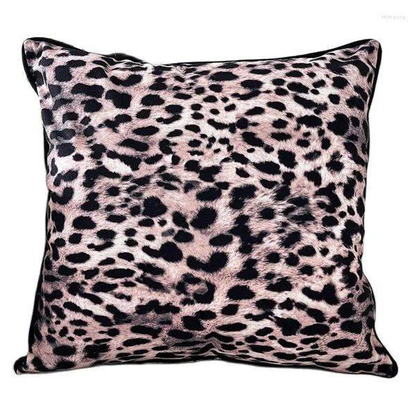 Travesseiro Capa de Leopardo Sofá Decorativo Borboleta Veludo Fronha de Fábrica