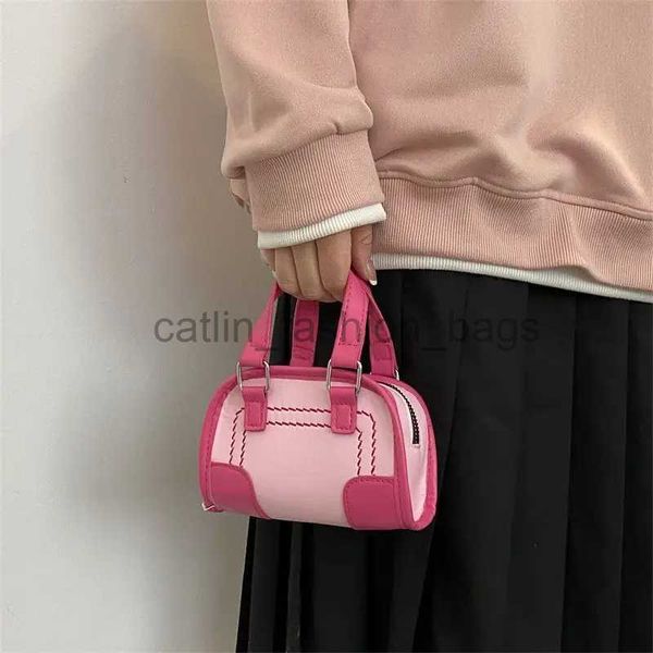 Bolsas de ombro Bolsas Femininas Little Soul Bag Rosa Menina Andeld Bolsa Apertada e Bolsa Feminina Batom Head Bag Messenger Bagcatlin_fashion_bags