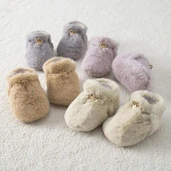 Erste Wanderer Winter Baby Schuhe Für Geboren Fuß Junge Mädchen Halten Warm Walker Kleinkind Woolen Verdicken Kinder Weiche Sohlen Stiefel