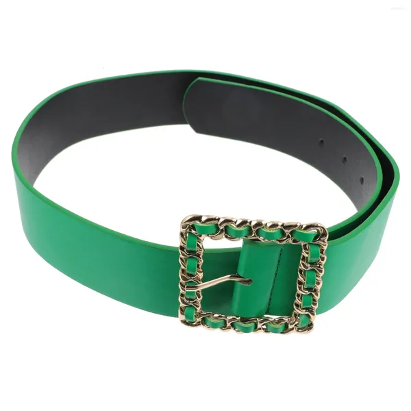 Cinture Cintura verde da donna Vita chic Cintura da donna Casual Ampia Cinture per il giorno di San Patrizio Abbigliamento Gioielli Elastici