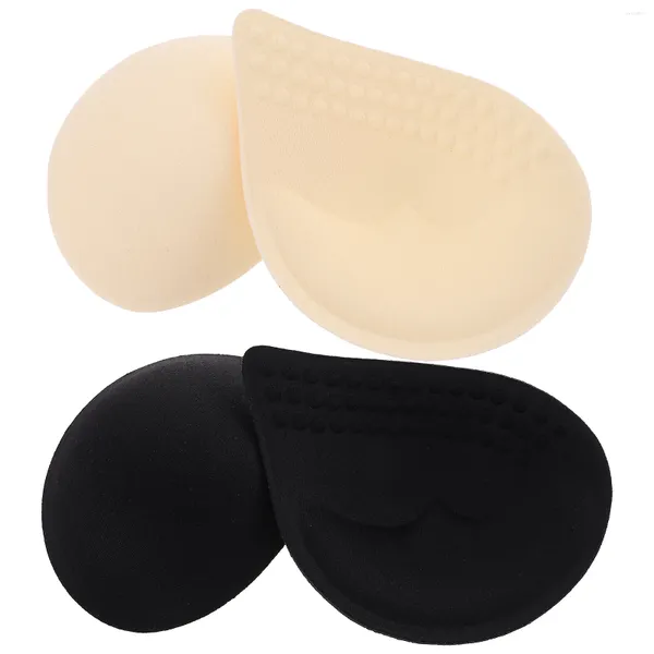 Yoga Outfit 2 Pares Bra Insert Pads Removíveis Esponja Inserções Push Up Foam Pad Sports para Mulheres