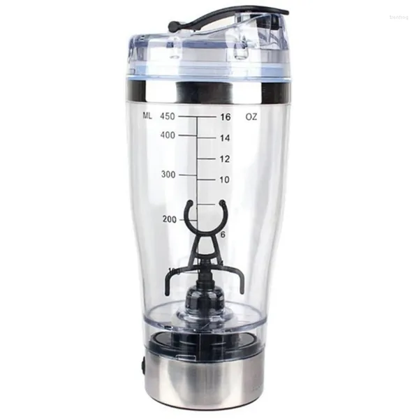 Frullatore da 450 ml, agitatore portatile automatico, alimentato a batteria, tazza per frappè, caffè elettrico, bottiglia d'acqua intelligente