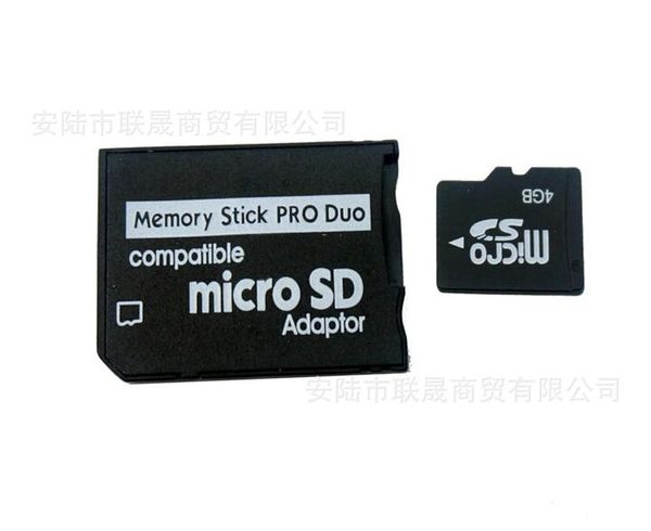 Adattatore da Micro SD a Memory Stick Pro Duo Convertitore da Micro SD TF Lettore di Memory Stick da Micro SDHC a MS PRO Duo per Sony PSP