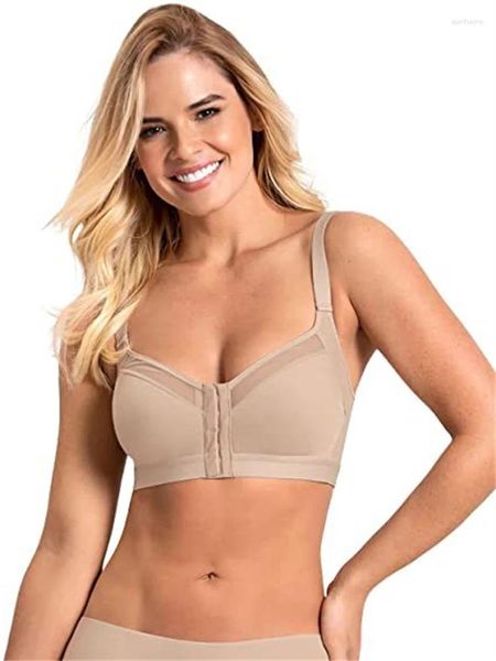 Shaper da donna elasticità compressione regolabile push up sul petto reggiseno versatile da donna con chiusura aperta sul davanti per le donne