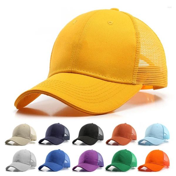 Летняя кепка из сетки с шариковыми кепками и индивидуальной стоимостью образца логотипа