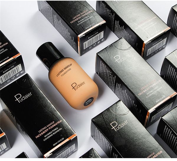 Kleine Flasche, flüssige Foundation-Creme für Gesicht, Concealer, matte Make-up-Basis für Frauen, wasserfeste, langlebige Gesichtskosmetik