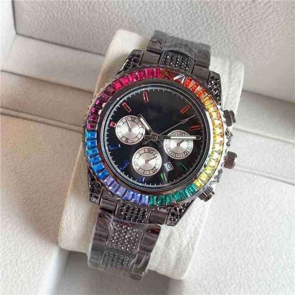 Ruolo dell'orologio di design orologi di design diretti da polso Vendite di lusso negli Stati Uniti qualità di lusso con diamanti colorati affari CKZ7L