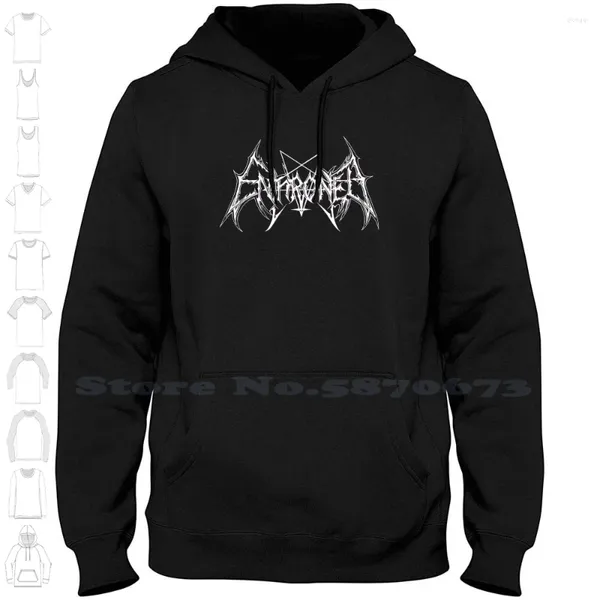 Herren Hoodies Enthroned Sweatshirt für Männer Frauen Marduk Black Metal Mayhem Burzum Kaiser versklavter Tod