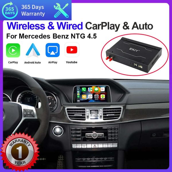 Neues Auto Wireless Carplay für Mercedes Benz W207 E Coupe 2011-2014 NTG4.5 mit Android Auto Interface Mirror Link Airplay Funktionen