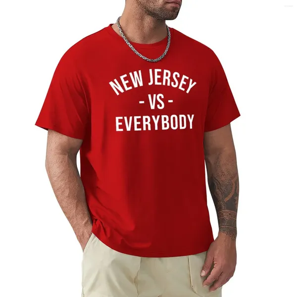 Herren Polos Jersey Vs Everybody T-Shirt Shirts Grafik T-Shirts Jungen T Herren Weiß