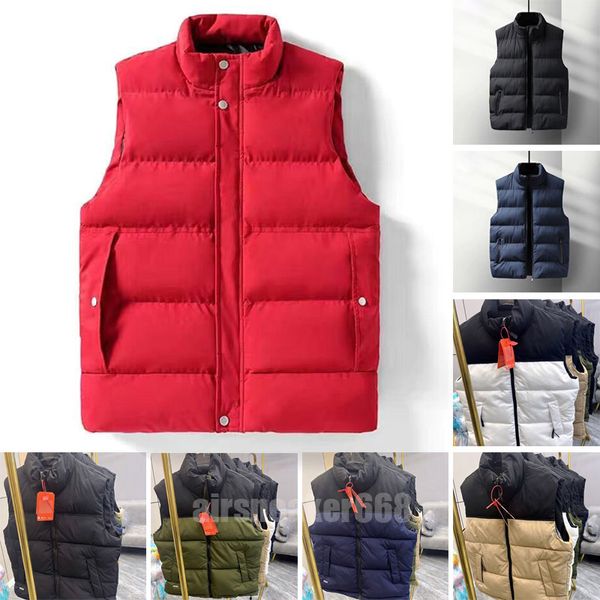 Herren Damen Winter-Daunenweste im Freien, klassisch, lässig, warm, weiße Gänsedaunen-Gilet-Mantel, modische Weste für Mann und Frau, Stil 5 Farben, Übergröße S-5XL