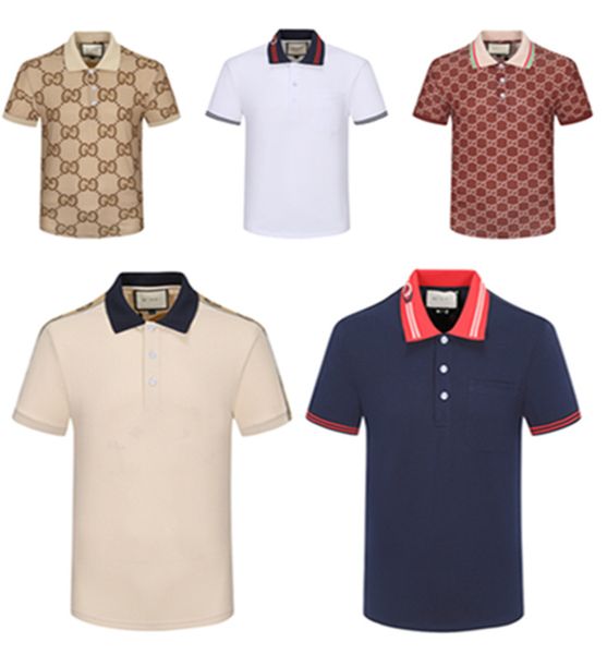 Camisa polo estilista masculina de luxo roupas masculinas italianas manga curta moda casual verão camiseta está disponível em tamanho M-3XL