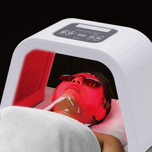 Dispositivi per la cura del viso Maschera per il trattamento della luce a 7 colori Terapia di bellezza PDT Macchina per la cura della pelle Ringiovanimento della pelle 231024