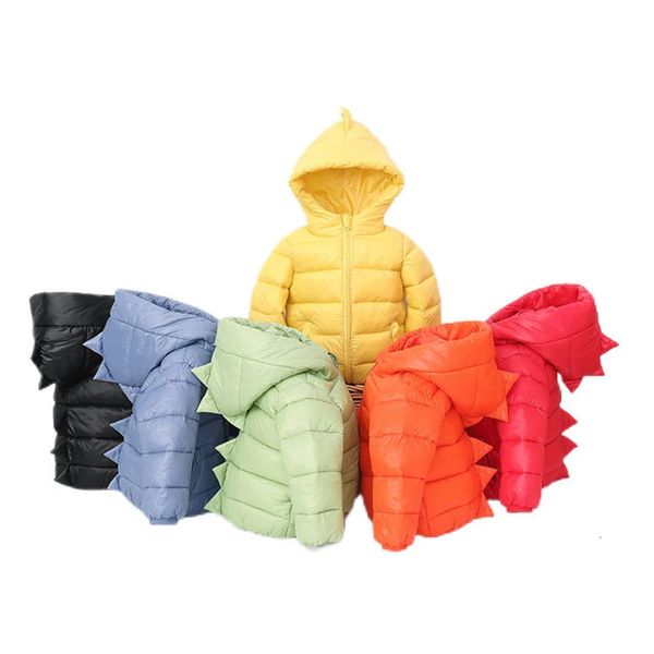 Giacche 2 3 4 5 6 anni Inverno Neonati maschi Giacca Moda 3D Dinosauro Capispalla con cappuccio Cerniera Festa di Natale Ragazza Cappotto Abbigliamento per bambini 231023