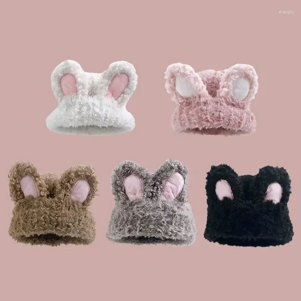 Accessori per capelli 10 /Cappello per adulti Autunno/Inverno Caldo peluche lavorato a maglia per uomini e donne Circonferenza testa fredda carina 56-58 cm