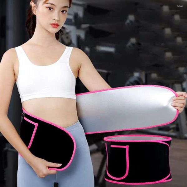 Cintos queima de gordura mulheres espartilhos acessórios esportes cintura torcedor barriga trimmer corpo shaper envoltório banda emagrecimento cinto de suor