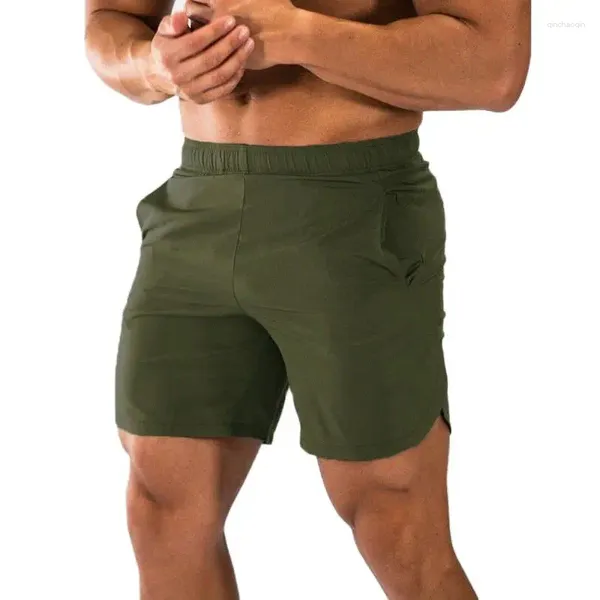 Roupas de ginástica 2023 verão moda masculina cintura elástica feixe linha cinto casual esportes shorts curto esporte homme #08