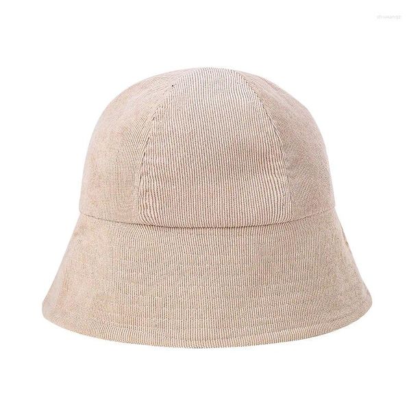 Berretti Cappello da pescatore in velluto a coste Tinta unita Retro Bacino giapponese Autunno e inverno Parasole Tutto-fiammifero da donna Secchiello