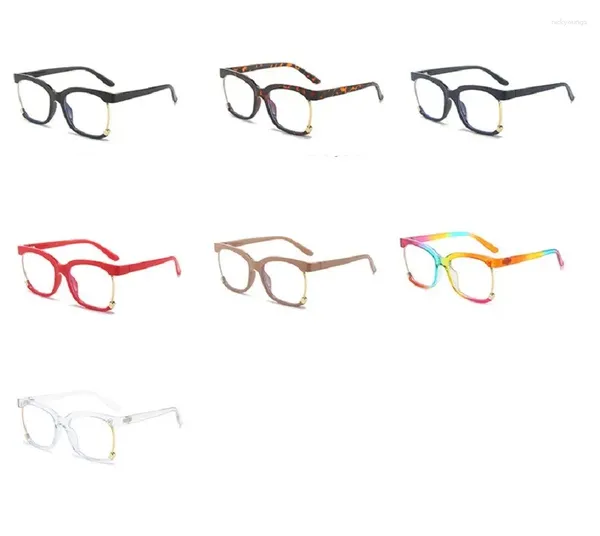 Occhiali da sole Occhiali da computer trasparenti Montatura da donna Uomo Anti luce blu Occhiali quadrati Moda Occhiali da vista di grandi dimensioni