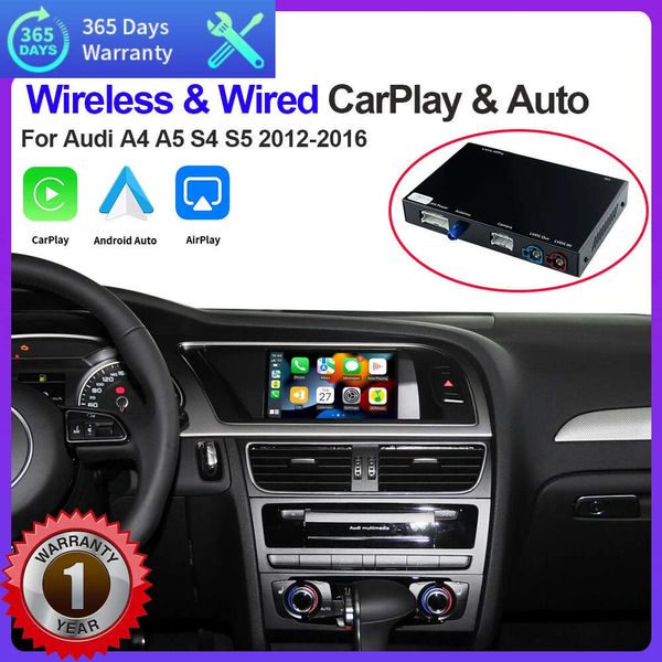 Nuova Auto Wireless CarPlay Android Auto Interfaccia Per Audi S4 S5 A4 A5 2010-2016 Con Specchio Link AirPlay Auto Funzioni di Gioco