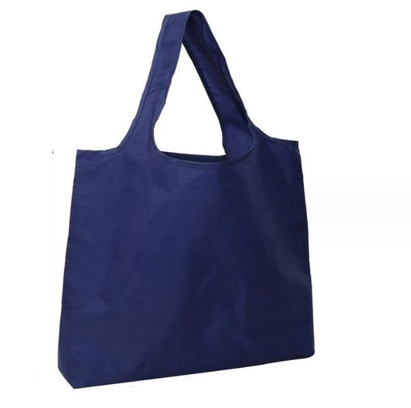 Grande saco de compras de supermercado à prova d'água dobrável ecológico reciclável sacola Oxford portátil moda dobrável alça bolsa de mercearia lavável