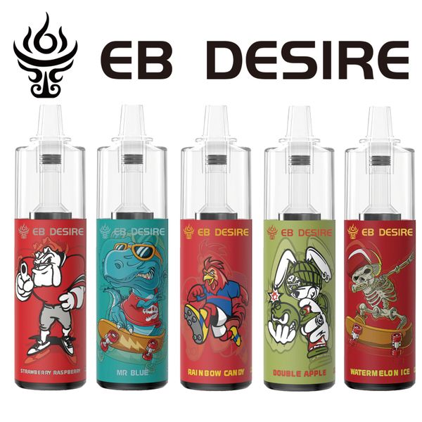 EB DESIRE 12000 Puffs Vape Pen Vapor Vaper BC5000 BC12000 Bang King XXL 7K 9K 12K Puff Einweg-Pod-Kartusche 550 mAh 22 ml Batterie Vapes Pods Stick-Stil