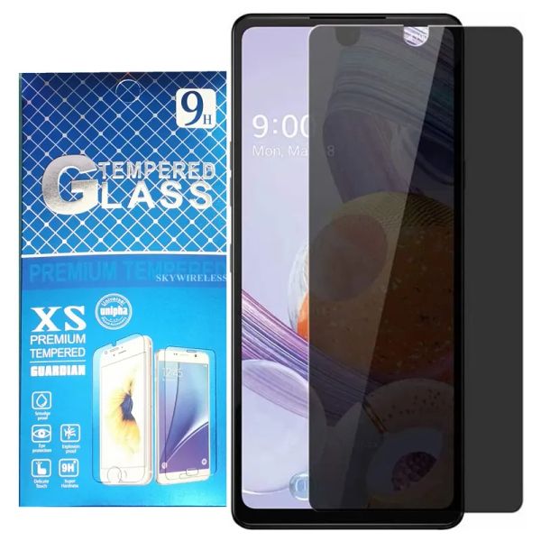 Sichtschutz für Samsung Galaxy S23 Plus A14 5G A24 4G A34 A54 A04 A04s A02s Moto G Play 2023 Stylus Power Anti-Spionage-Blendschutz, schwarzes 9H-gehärtetes Glas