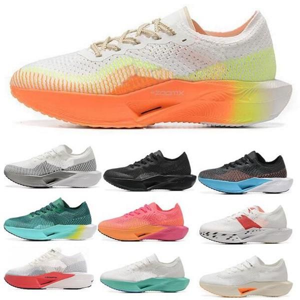 Männer Frauen Trainer Laufschuhe Vaporfly Next% 3 Prototype Triple Black Valerian Blue Hyper Pink Yellow 2024 Outdoor Größe 7 - 12