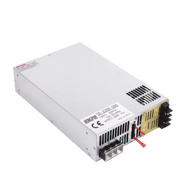 2200W 200V Netzteil 0-200V Einstellbare Leistung 200VDC AC-DC 0-5V Analoge Signalsteuerung SE-2200-200 Leistungstransformator 200V 11A