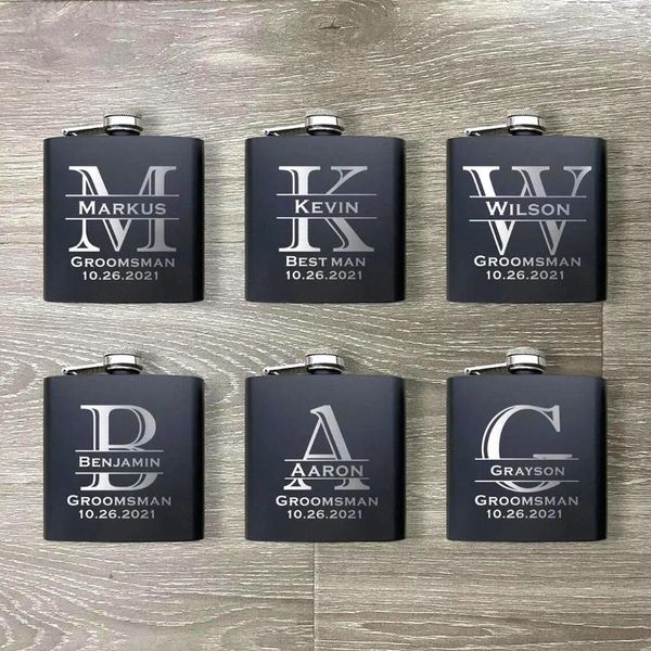 Partygeschenk, personalisierte Gravur, 170 ml, Edelstahl-Flachmann, Weihnachten, Geburtstag, Valentinstag, als Geschenk, Hochzeitsgeschenke, individuelles Logo