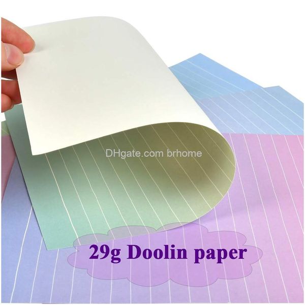 Notas Otymiow Colorf Papelaria e Envelopes Conjunto 48 Adicionar 24 Cartas para Escrever Poemas Letras Convites de Casamento Drop Delivery Ampal