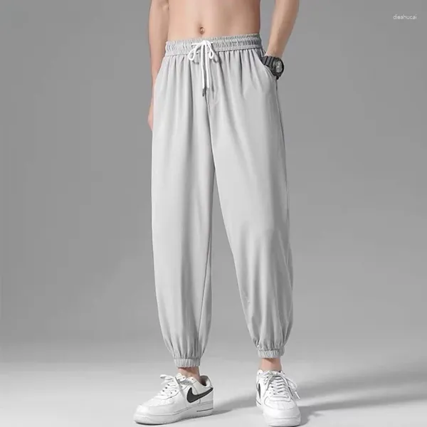 Pantaloni da uomo casual per uomo tinta unita slim fit pantaloni moda design di alta qualità streetwear marca maschile