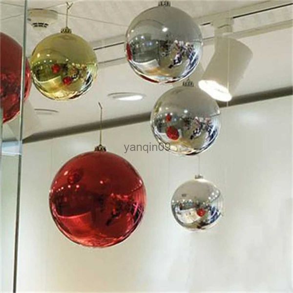 Decorazioni natalizie 15 cm Grandi palline d'argento leggere Decorazioni per l'albero di Natale Ornamenti Palline Matrimonio Festa di Natale per il 2023 Capodanno Decorazioni per la casa Regalo Noel HKD231024