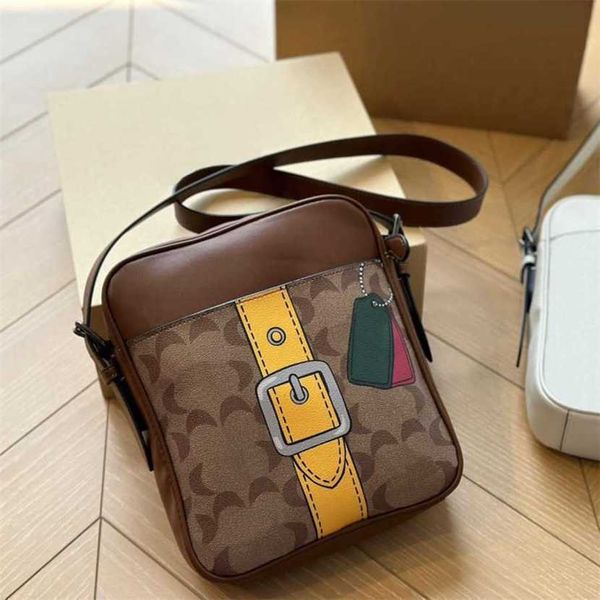 Coag Mens Messenger Bag Designer Bag Mulheres C Carta Imprimir Crossbody Bolsa De Ombro Breve Caso Luxurys Moda Clássico Carta Padrão Bolsa Bolsas