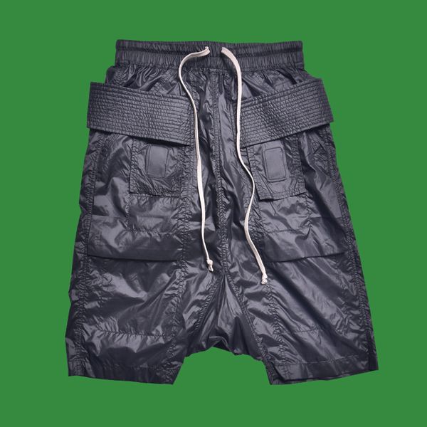 Original short noir haute rue décontracté gris mince Shorts vêtements de travail entrejambe normale surdimensionné hommes Shorts tendance mode Shorts