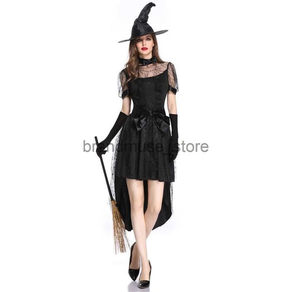 Costume a tema Costume di Halloween Costume da gioco per streghe per adulti Costume da strega sexy per spettacoli teatrali uniforme da gioco J231024