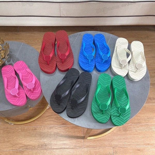 Modedesigner Damen Flip Flops Einfache Jugend Hausschuhe Mokassin Schuhe Geeignet für Frühling Sommer und Herbst Hotels Strände Andere PlacN0oP #