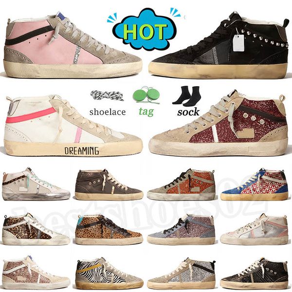 Italia scarpe casual per uomo donna designer stella sporca di scarpe da ginnastica nero bianco rosa nastro verde blu rosso pelle scamosciata uomo donna Goldens scarpe da ginnastica sportive all'aria aperta