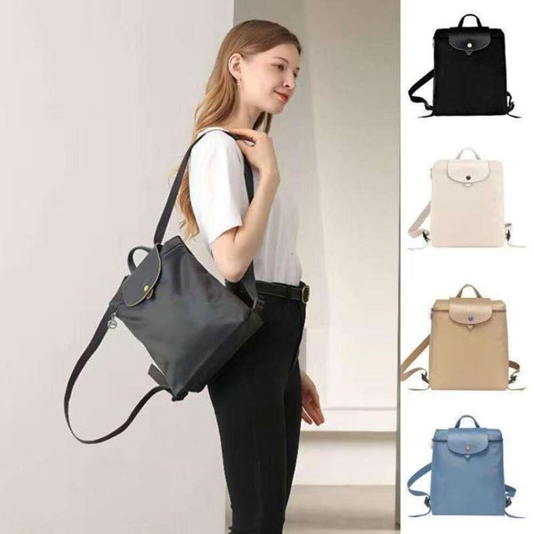 Nylon-Rucksack für Männer und Frauen, Reisetaschen, Designer-Tasche, große Kapazität, Umhängetasche, Logo-gestickte Handtasche, wasserdichter Reißverschluss, Schultasche